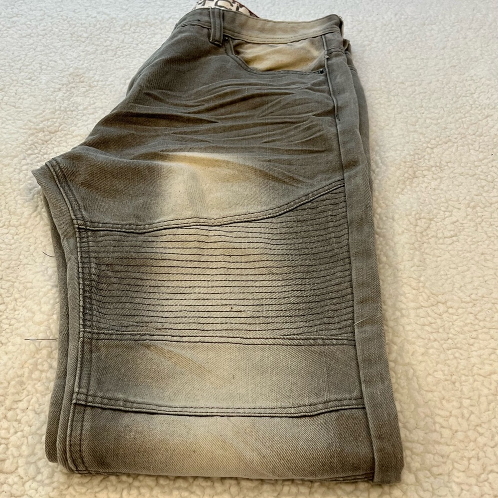 Switch Ribbed Panel Jeans - Picture 2 of 6